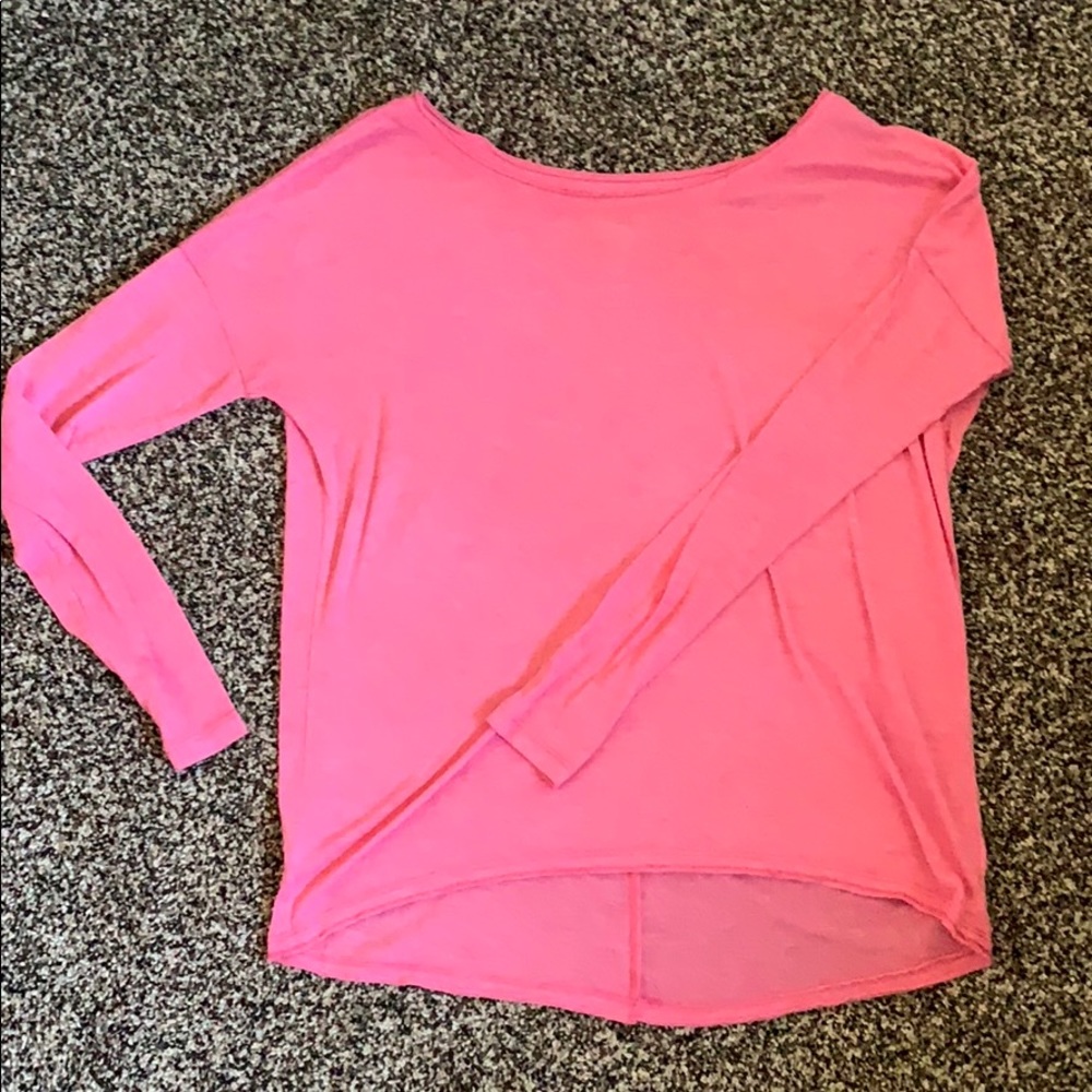 Aerie XS pink long sleeve shirt